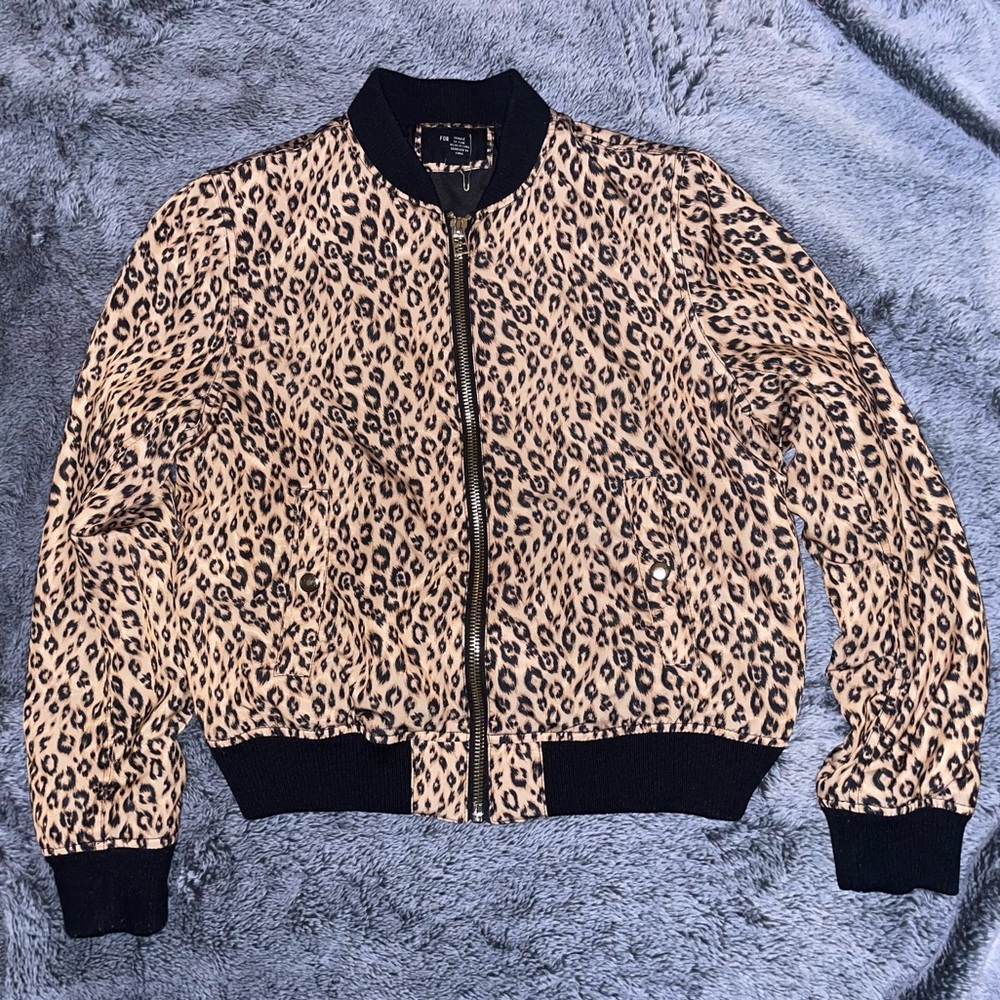 Leopard print jacket
